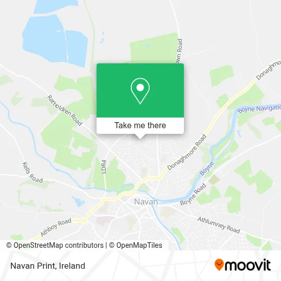 Navan Print map