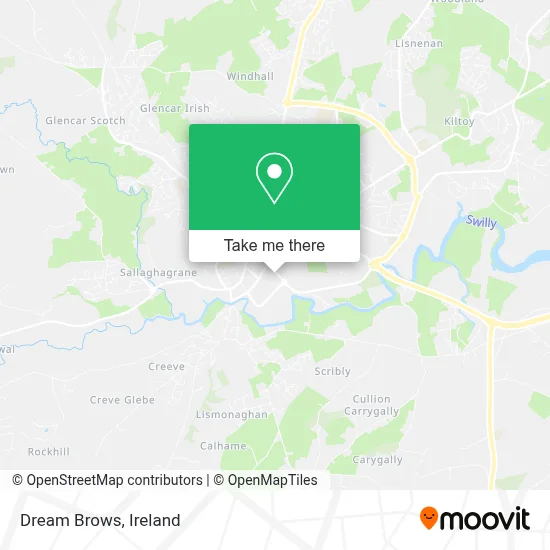 Dream Brows map