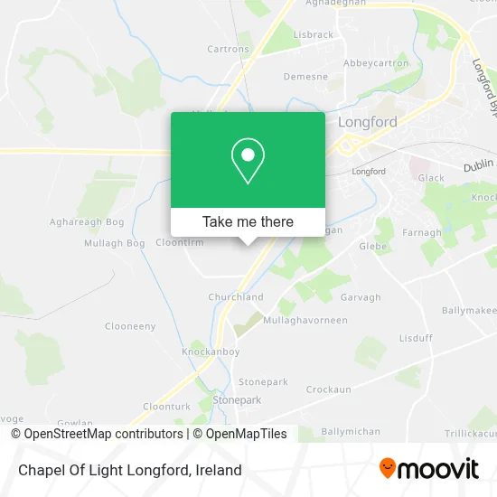 Chapel Of Light Longford map