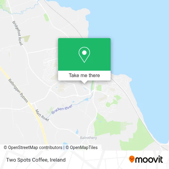 Two Spots Coffee map