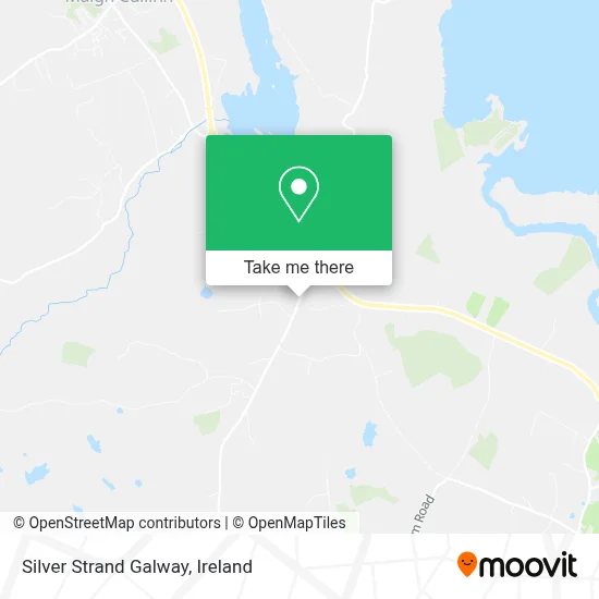 Silver Strand Galway map