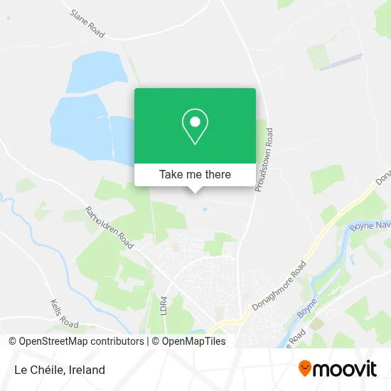 Le Chéile map