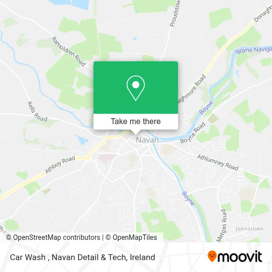Car Wash , Navan Detail & Tech map