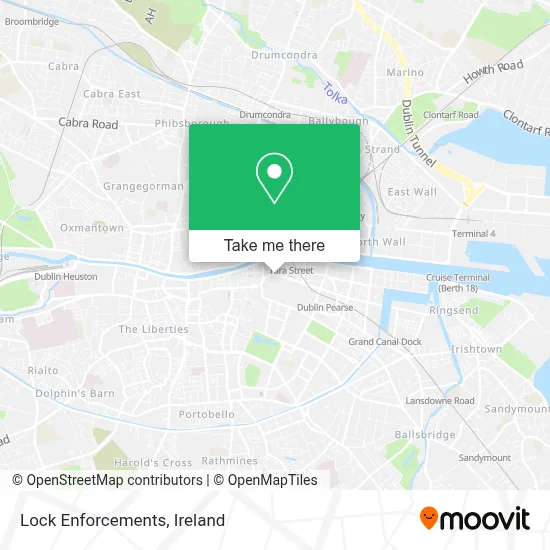 Lock Enforcements map