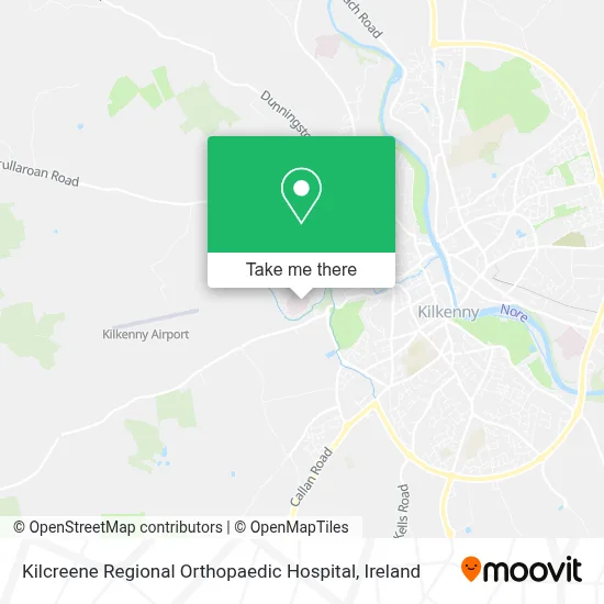 Kilcreene Regional Orthopaedic Hospital map