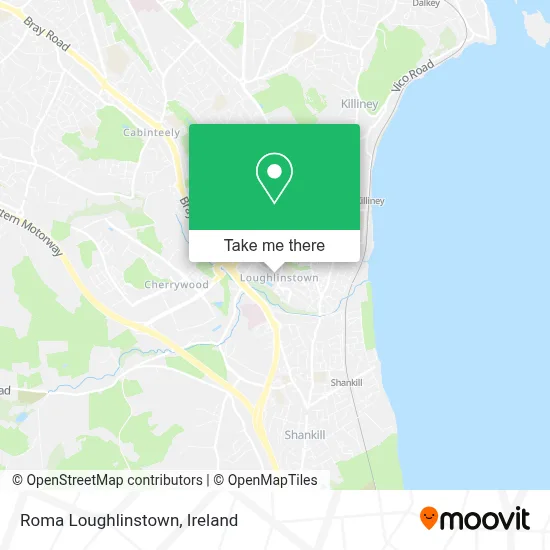 Roma Loughlinstown map