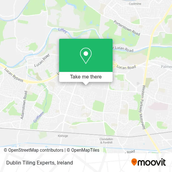 Dublin Tiling Experts map
