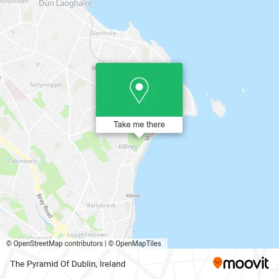 The Pyramid Of Dublin map