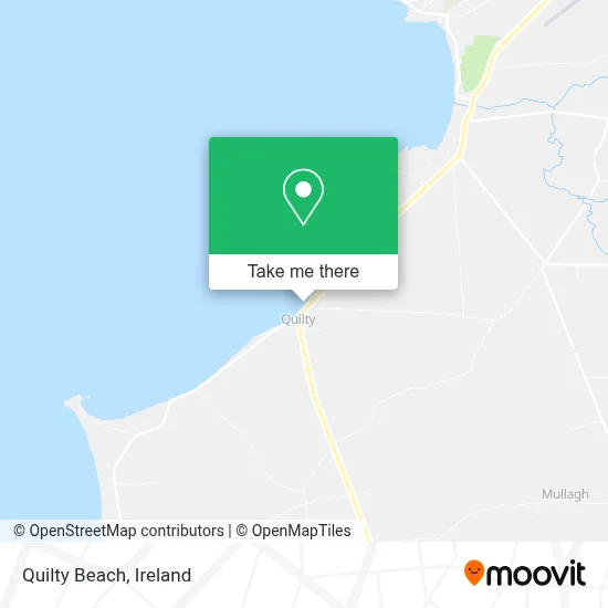 Quilty Beach map