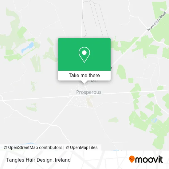 Tangles Hair Design map