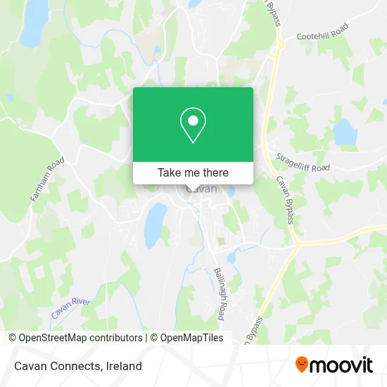 Cavan Connects map
