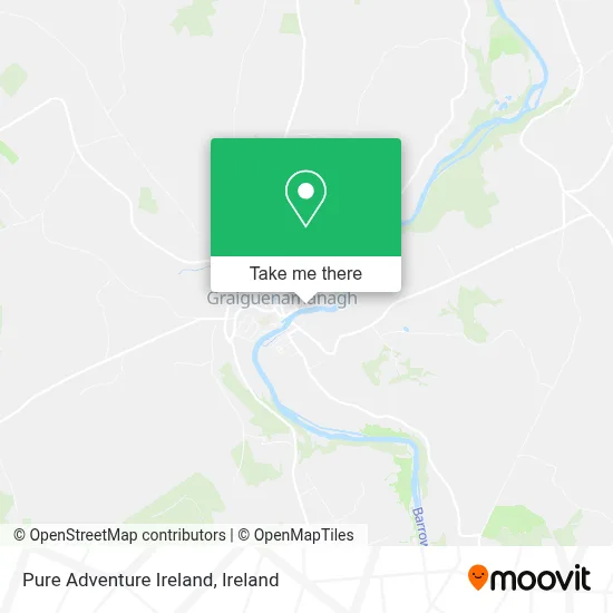 Pure Adventure Ireland map
