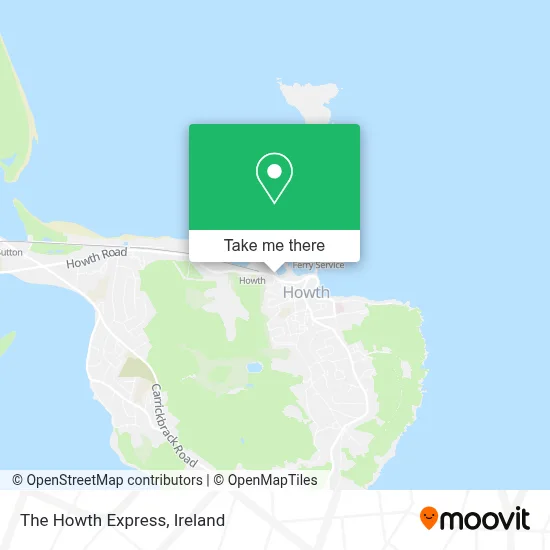 The Howth Express map