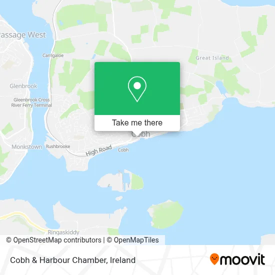 Cobh & Harbour Chamber map