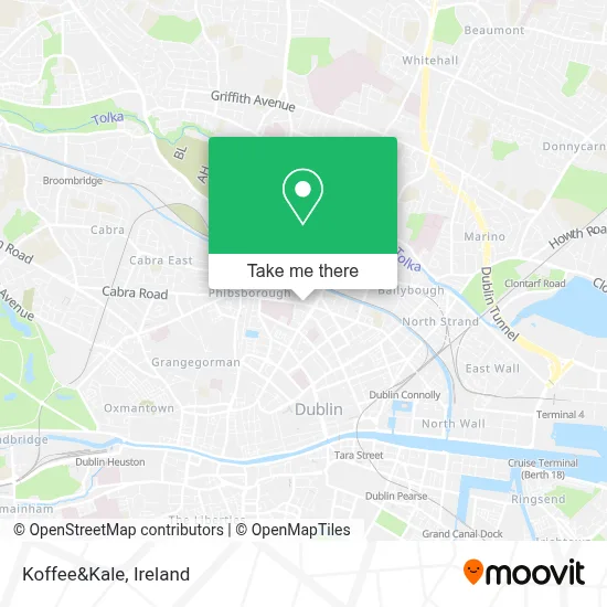 Koffee&Kale map