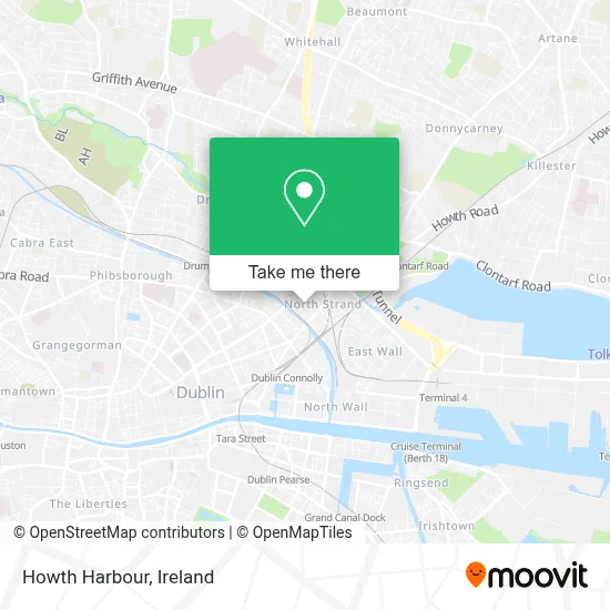 Howth Harbour map