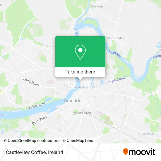 Castleview Coffee map