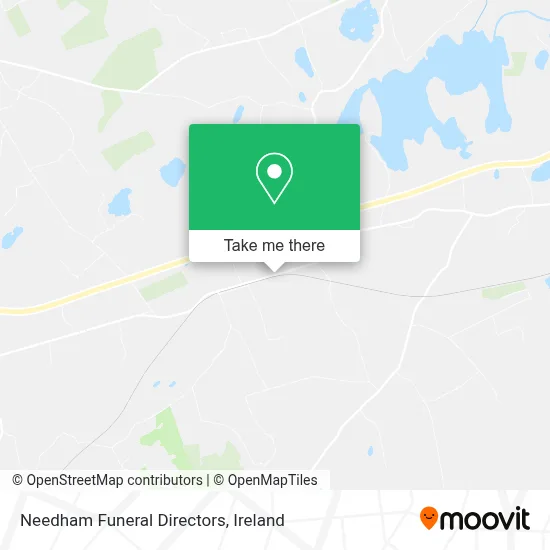 Needham Funeral Directors map