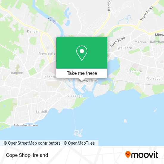 Cope Shop map