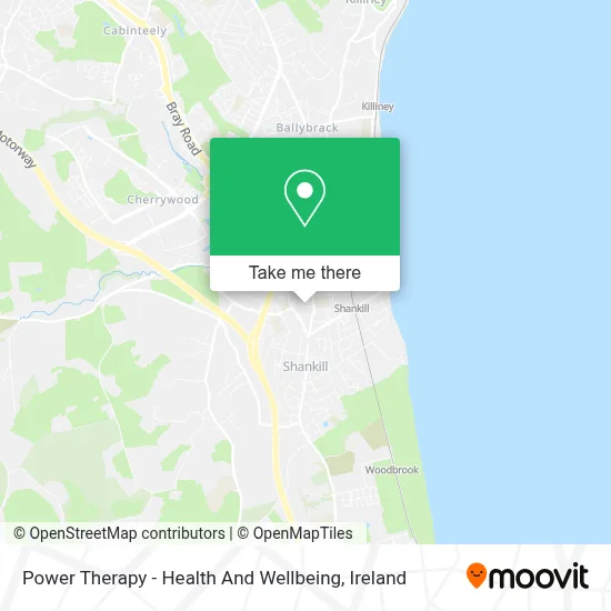 Power Therapy - Health And Wellbeing map
