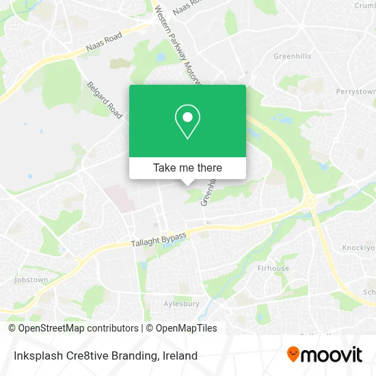 Inksplash Cre8tive Branding map