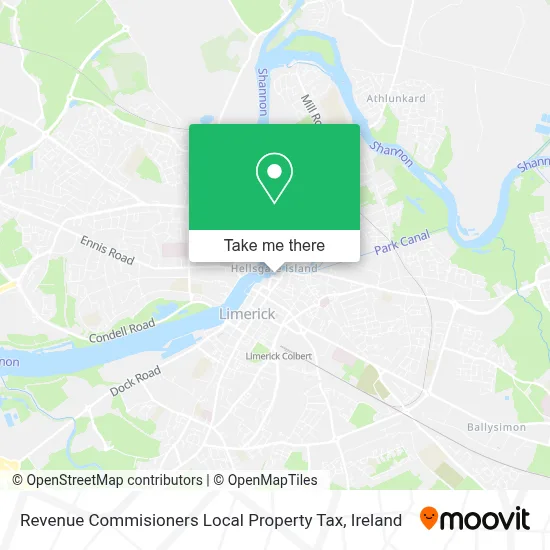 Revenue Commisioners Local Property Tax map