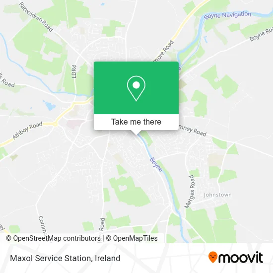 Maxol Service Station map