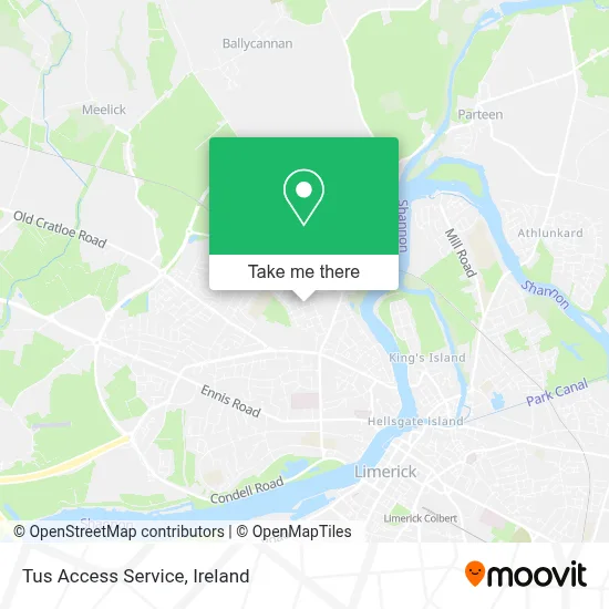 Tus Access Service map