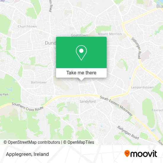 Applegreen map