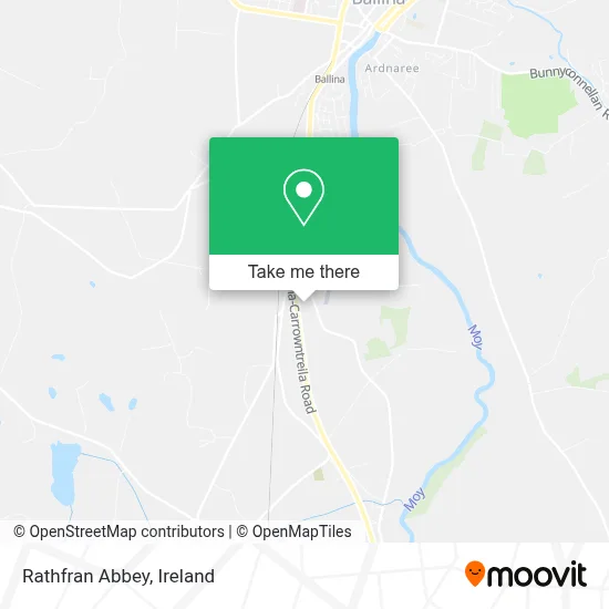 Rathfran Abbey map