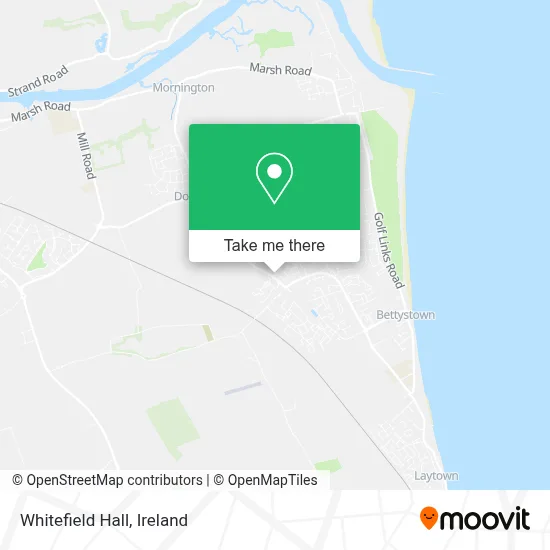 Whitefield Hall map