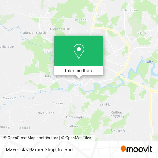 Mavericks Barber Shop map