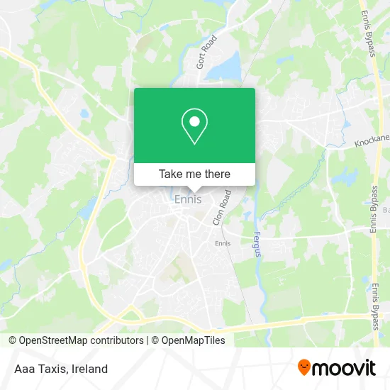 Aaa Taxis map