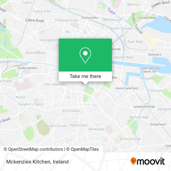Mckenzies Kitchen map