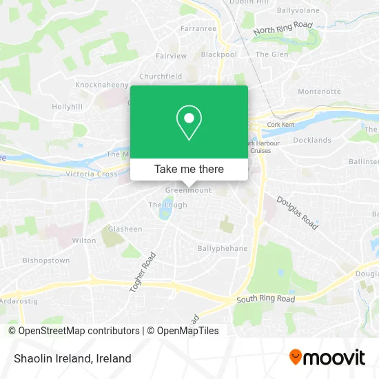 Shaolin Ireland map