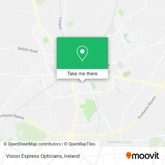 Vision Express Opticians map