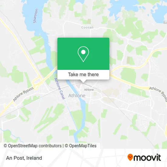 An Post map