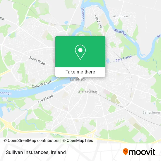 Sullivan Insurances map