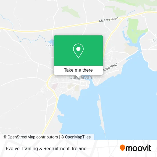 Evolve Training & Recruitment map