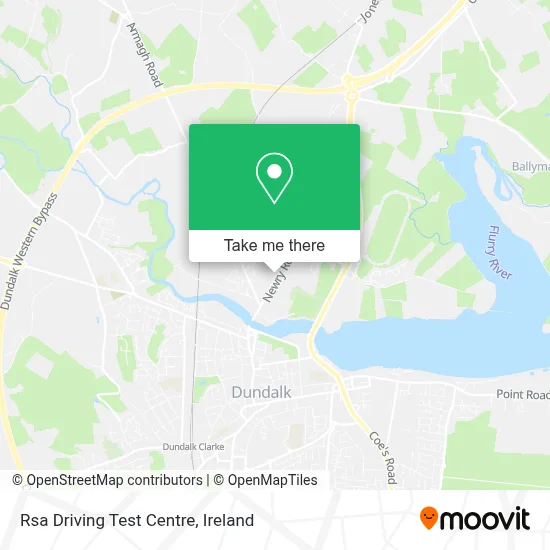 Rsa Driving Test Centre map