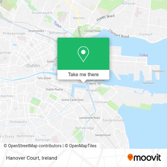 Hanover Court map