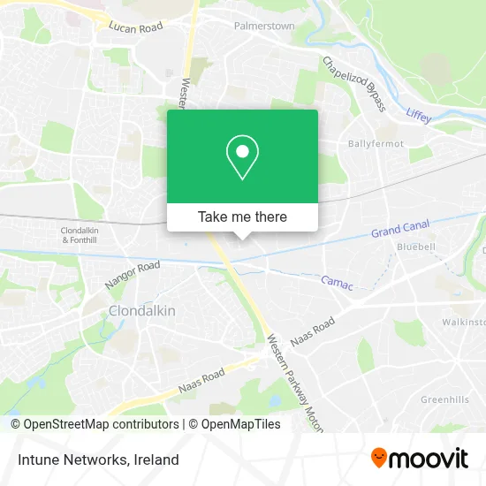 Intune Networks map