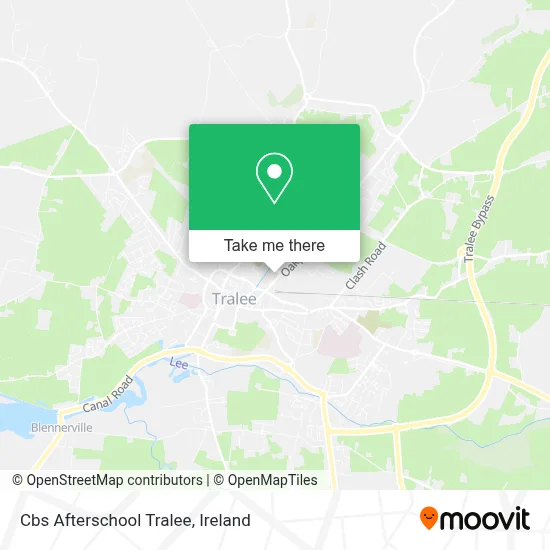 Cbs Afterschool Tralee map