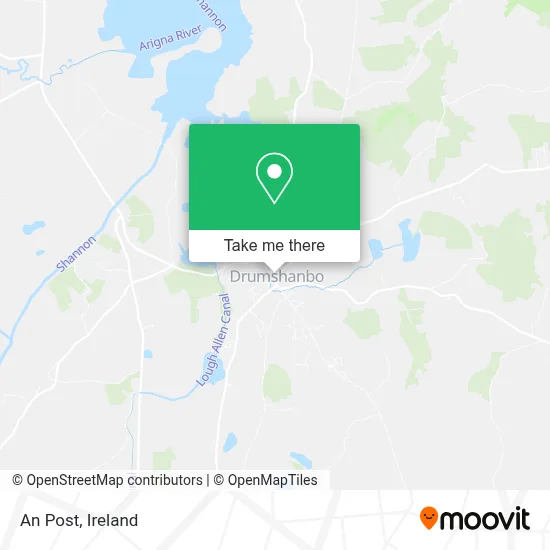 An Post map