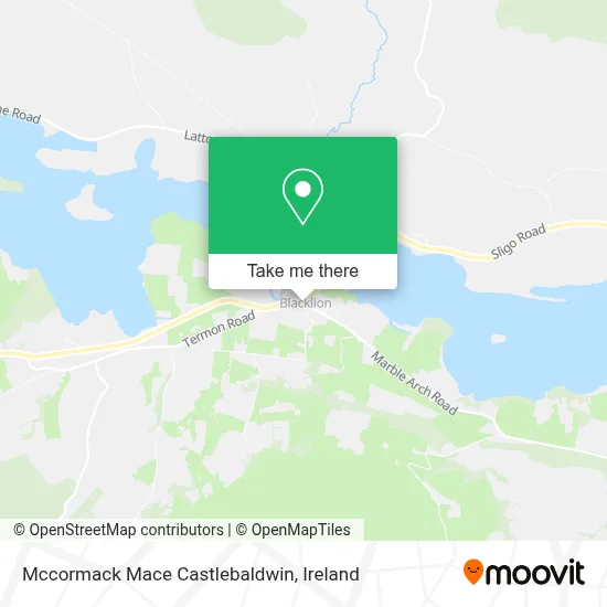 Mccormack Mace Castlebaldwin map