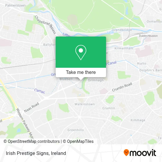 Irish Prestige Signs map