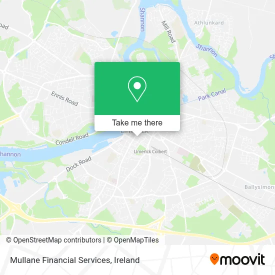 Mullane Financial Services map