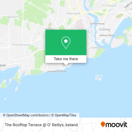 The Rooftop Terrace @ O' Reillys map