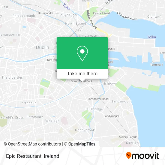 Epic Restaurant map