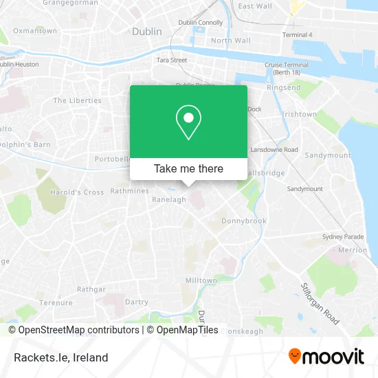 Rackets.Ie map